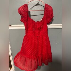 Altar'd State Aurelia Clip Dot Dress